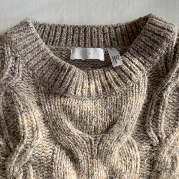 H&M Cable-knit Wool-blend sweater - Picture 5 of 11